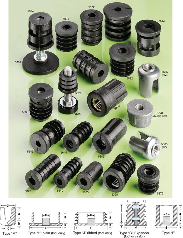 tube inserts round threaded